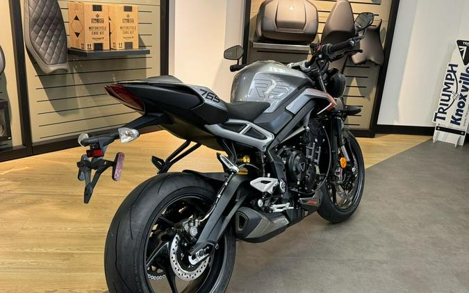 2024 Triumph Street Triple 765 RS Silver Ice