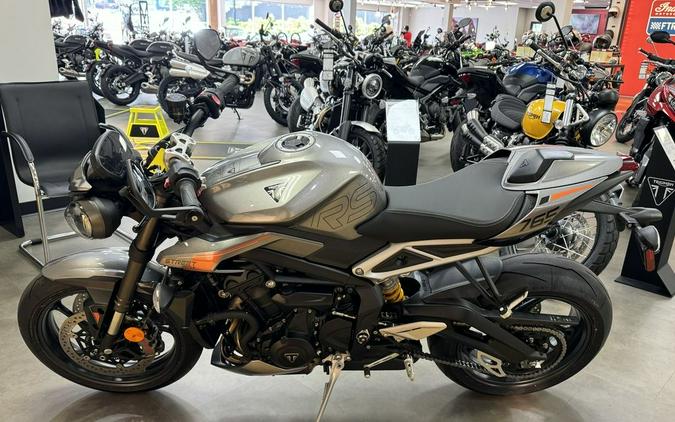 2024 Triumph Street Triple 765 RS Silver Ice