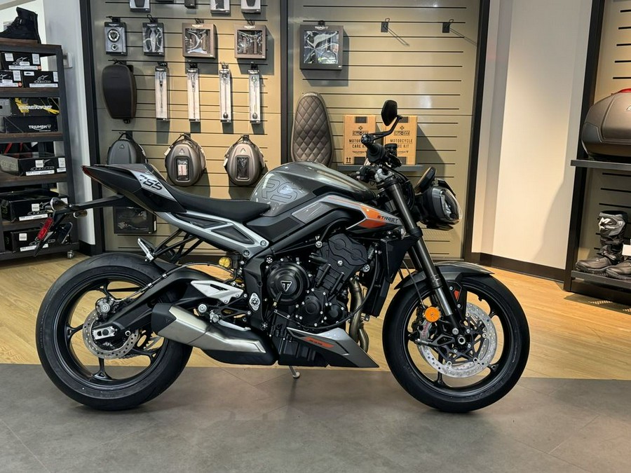 2024 Triumph Street Triple 765 RS Silver Ice