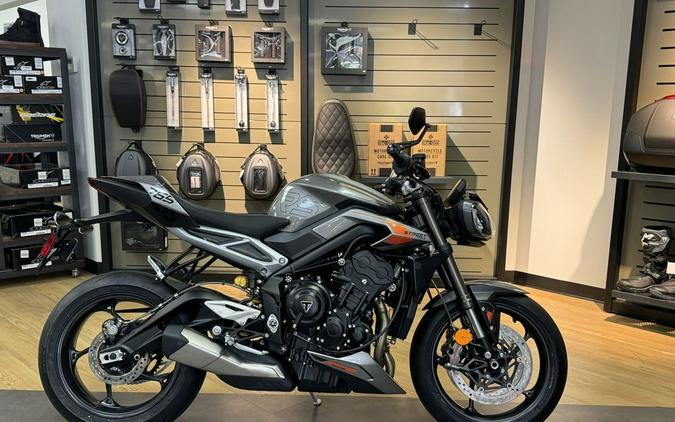 2024 Triumph Street Triple 765 RS Silver Ice