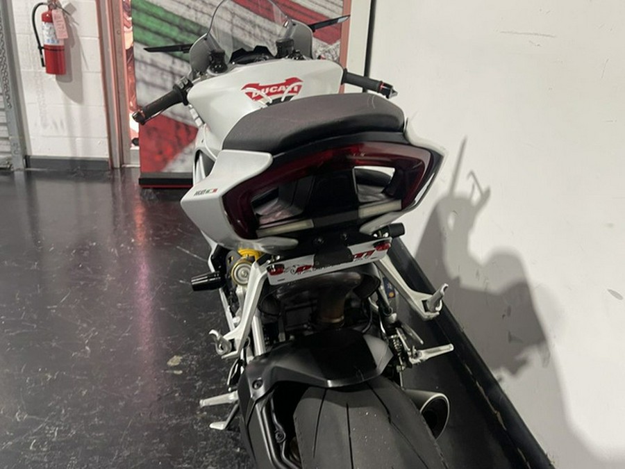 2023 Ducati Panigale V2 White Rosso Livery