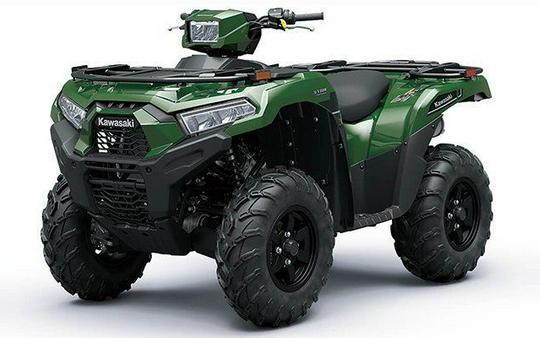 New 2024 KAWASAKI BRUTE FORCE 750 TIMBERLINE GREEN