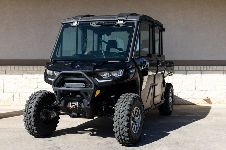 New 2024 CAN-AM DEFENDER MAX LONE STAR CAB HD10 NIGHT BLACK