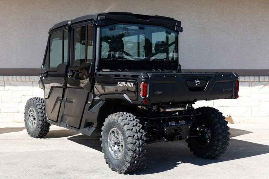 New 2024 CAN-AM DEFENDER MAX LONE STAR CAB HD10 NIGHT BLACK