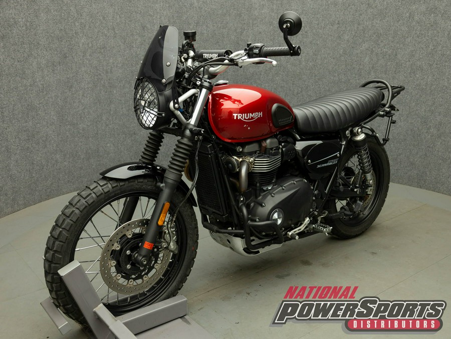 2019 TRIUMPH STREET SCRAMBLER 900 W/ABS