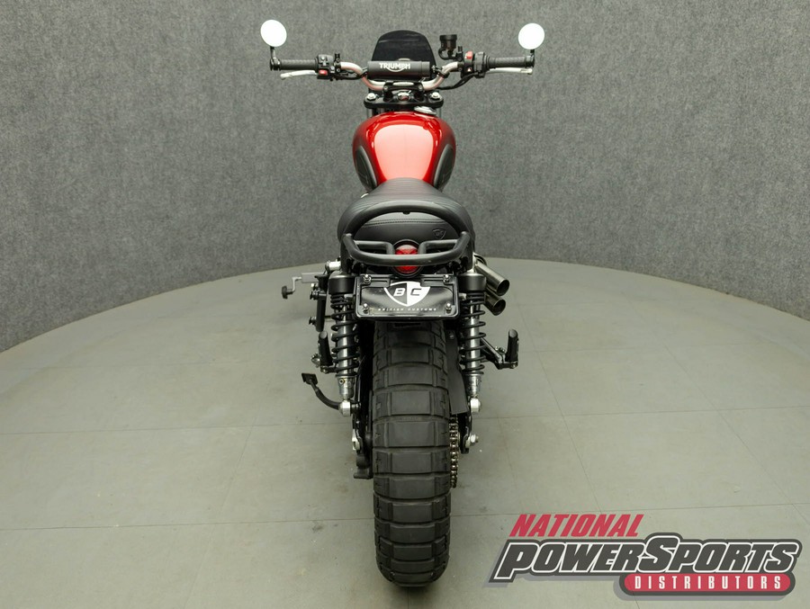 2019 TRIUMPH STREET SCRAMBLER 900 W/ABS