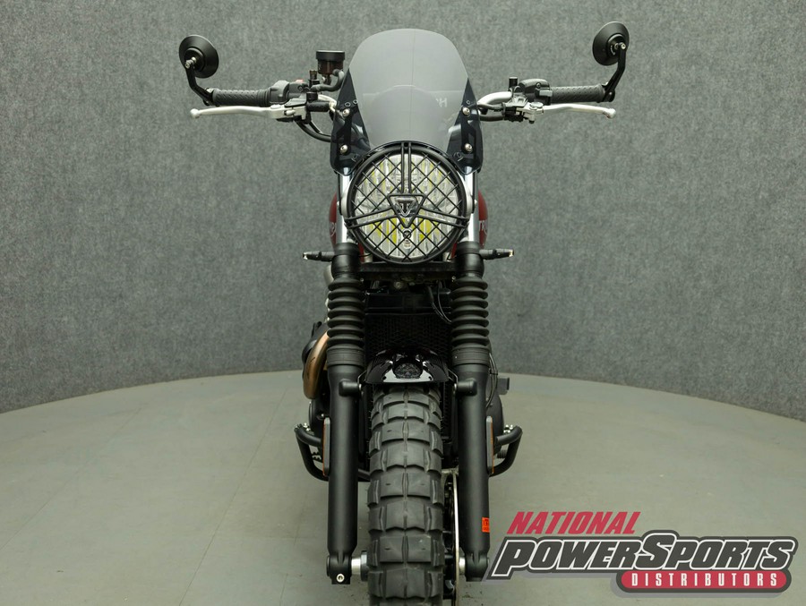 2019 TRIUMPH STREET SCRAMBLER 900 W/ABS