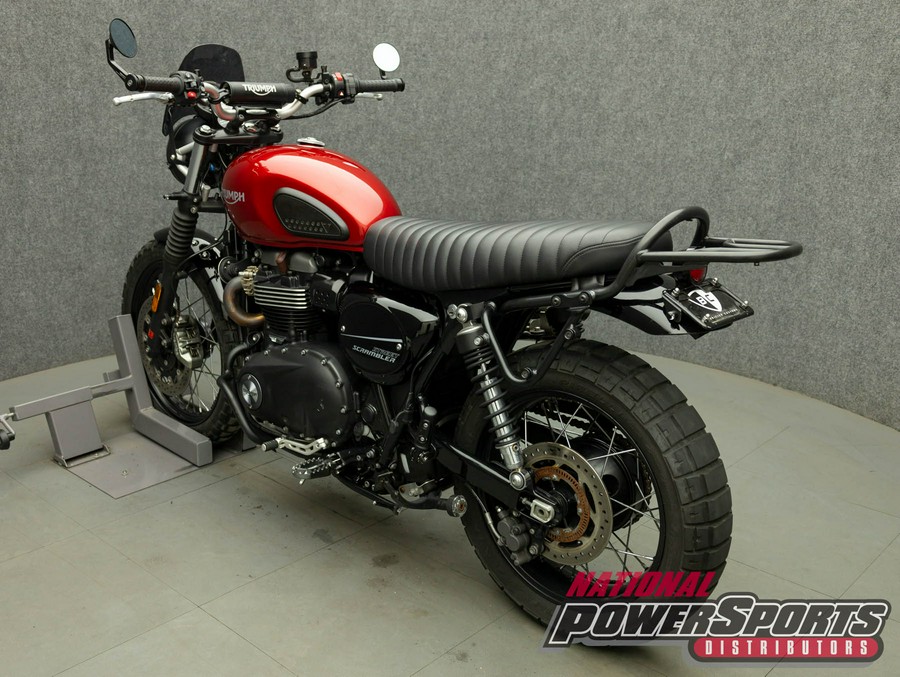 2019 TRIUMPH STREET SCRAMBLER 900 W/ABS