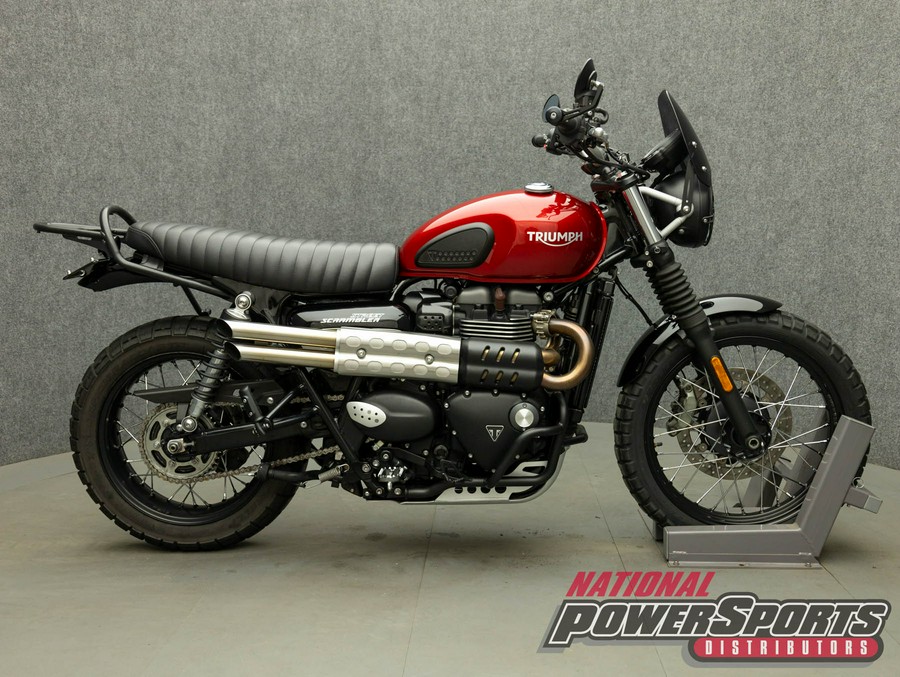 2019 TRIUMPH STREET SCRAMBLER 900 W/ABS