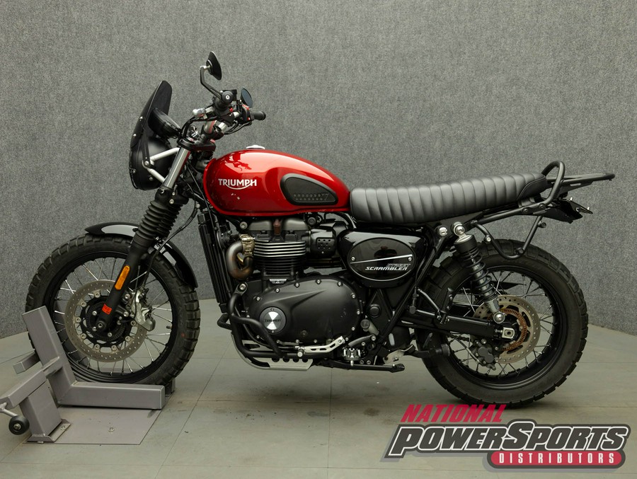 2019 TRIUMPH STREET SCRAMBLER 900 W/ABS