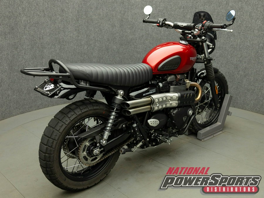 2019 TRIUMPH STREET SCRAMBLER 900 W/ABS