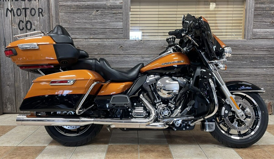 2015 Harley-Davidson Ultra Limited Two-Tone Amber Whiskey/Vivid Black