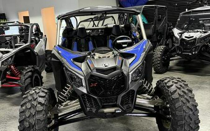 2024 Can-Am® Maverick X3 X rs Turbo RR with Smart-Shox Dazzling Blue & Carbon Black