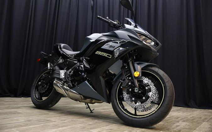 2024 Kawasaki Ninja 650 Metallic Matte Dark GrayMetallic Spark