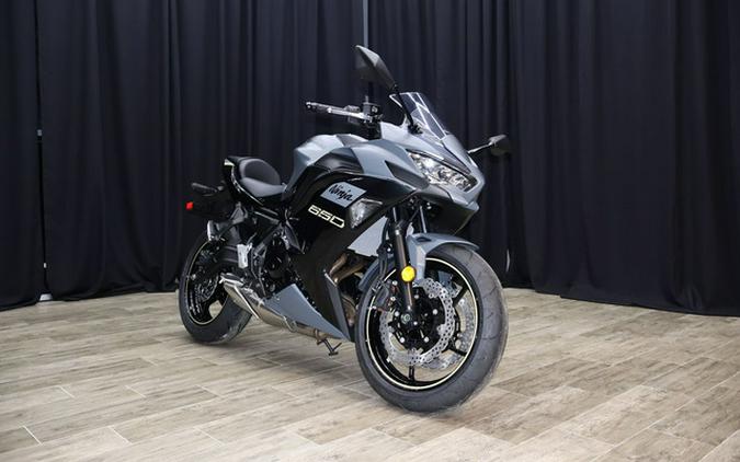 2024 Kawasaki Ninja 650 Metallic Matte Dark GrayMetallic Spark