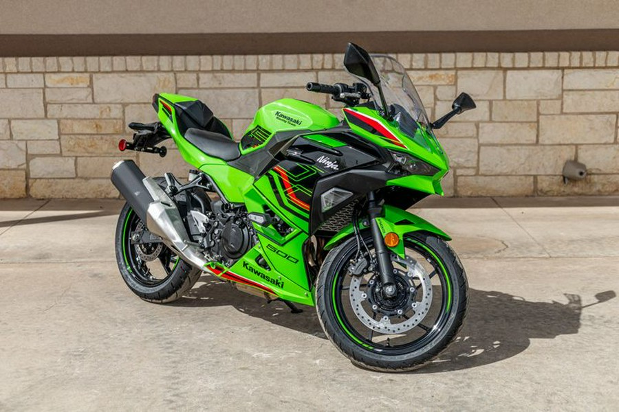 New 2024 KAWASAKI NINJA 500 KRT EDITION SE ABS LIME GREEN AND EBONY