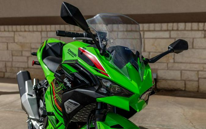 New 2024 KAWASAKI NINJA 500 KRT EDITION SE ABS LIME GREEN AND EBONY