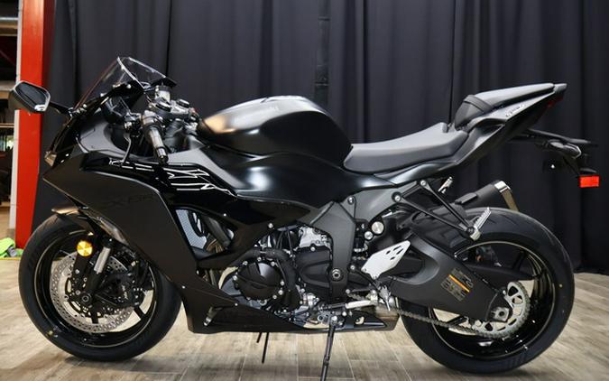 2024 Kawasaki Ninja ZX-6R Metallic Flat Spark BlackEbony