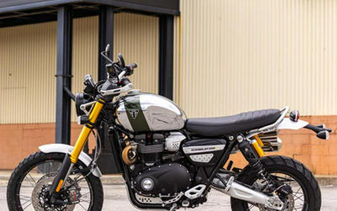 2023 Triumph Scrambler 1200 XE Chrome Edition Brooklands Green