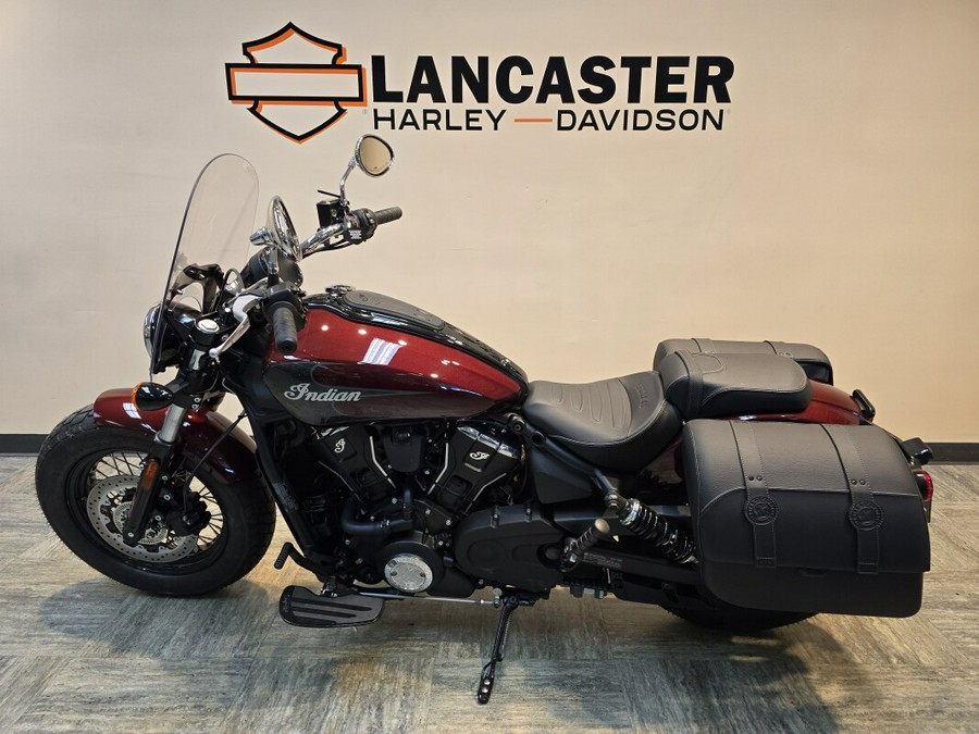 2025 Indian Motorcycle Super Scout® Limited + Tech Maroon Metallic With Graphics