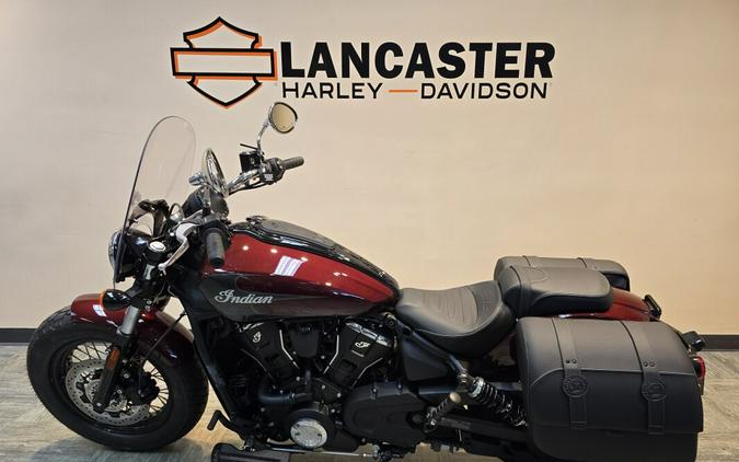 2025 Indian Motorcycle Super Scout® Limited + Tech Maroon Metallic With Graphics