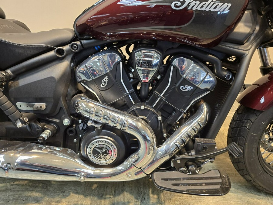 2025 Indian Motorcycle Super Scout® Limited + Tech Maroon Metallic With Graphics