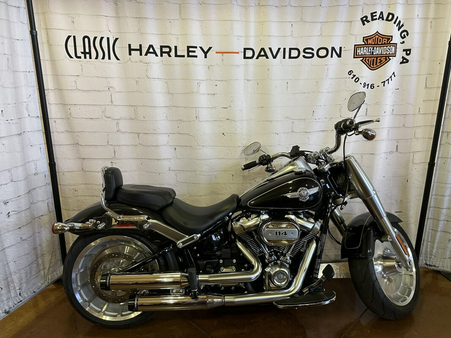 2018 Harley-Davidson Fat Boy 114 FLFBS Black Tempest