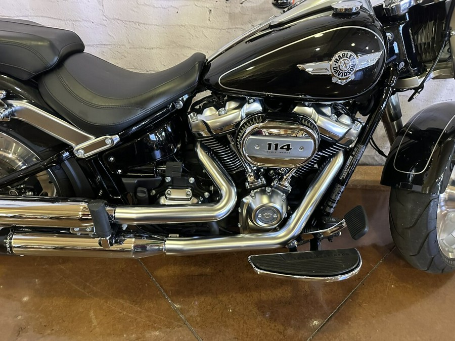 2018 Harley-Davidson Fat Boy 114 FLFBS Black Tempest