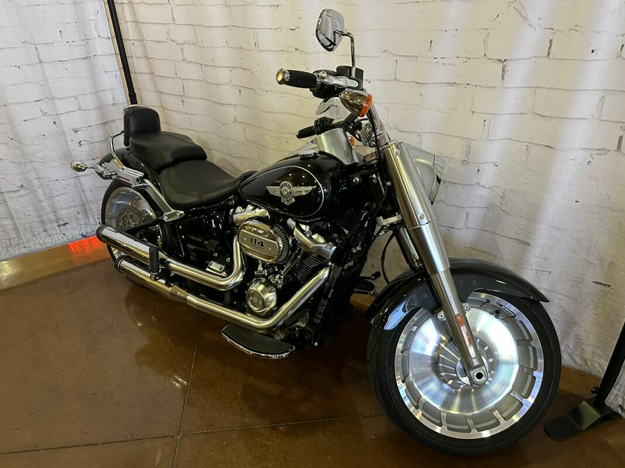 2018 Harley-Davidson Fat Boy 114 FLFBS Black Tempest