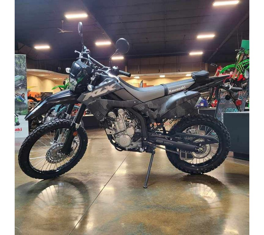 2024 Kawasaki KLX®300 Cypher Camo Gray