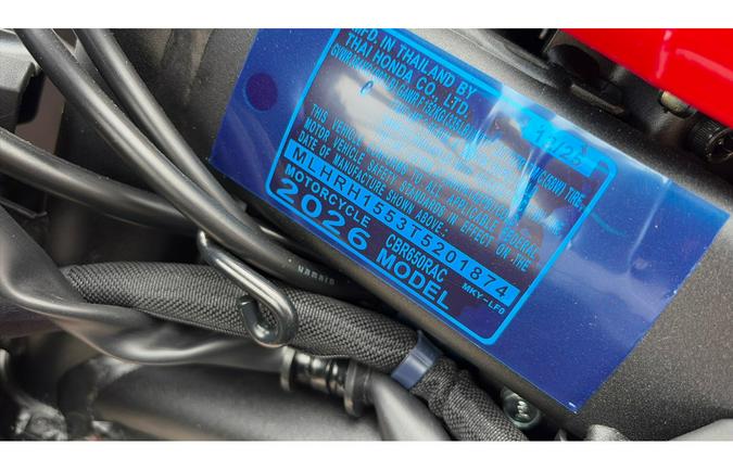 2026 CBR650R E-Clutch - Honda