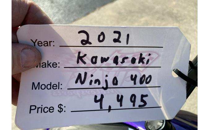 2021 Kawasaki NINJA 400