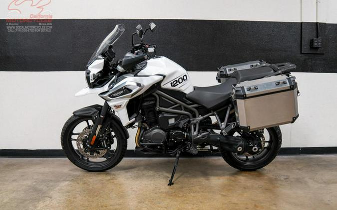 2019 Triumph Tiger 1200 XRx Crystal White