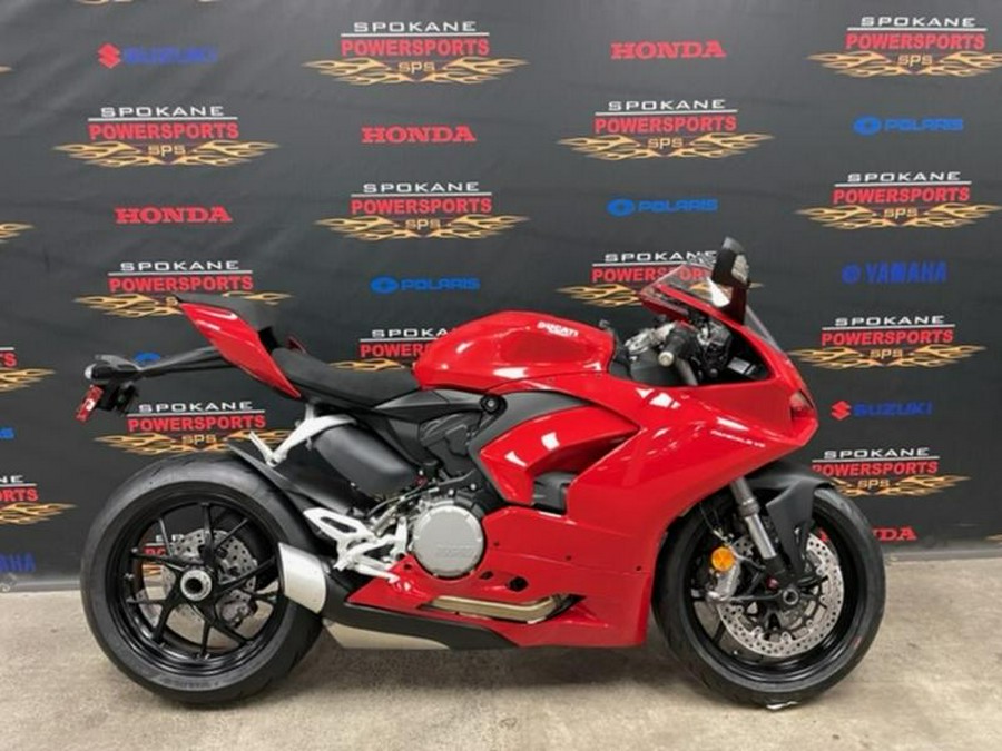 2023 Ducati Panigale V2 White Rosso Livery For Sale In Spokane Wa