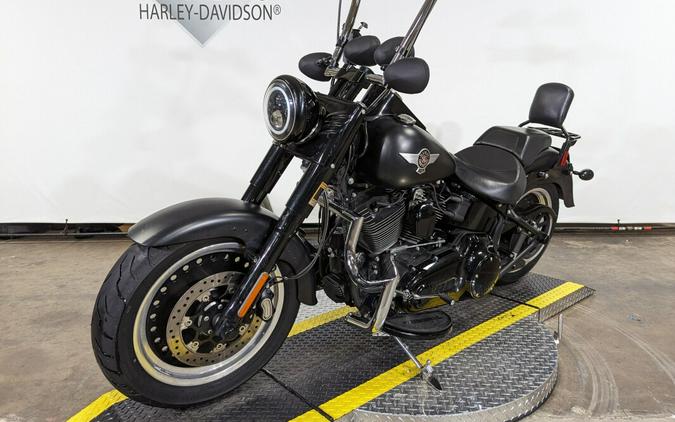 2016 Harley-Davidson Fat Boy S Black Denim