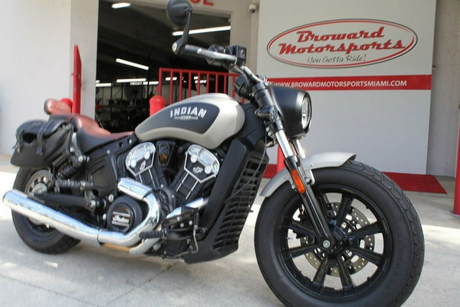 2022 Indian Scout Bobber ABS Silver Quartz Smoke