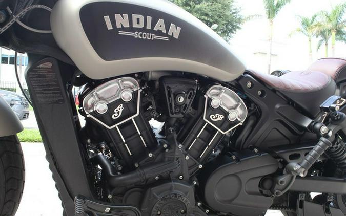 2022 Indian Scout Bobber ABS Silver Quartz Smoke