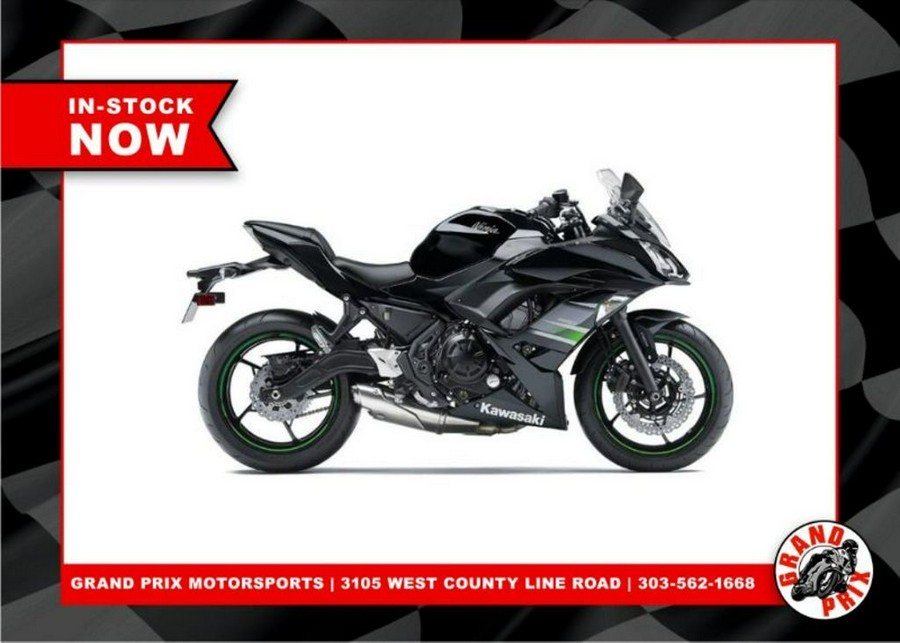 2019 Kawasaki Ninja® 650 ABS Metallic Spark Black