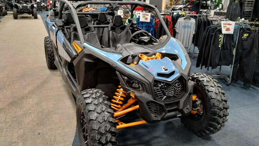 2025 Can-Am® Maverick X3 MAX DS Turbo RR Scandi Blue & Orange Crush