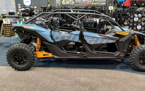 2025 Can-Am® Maverick X3 MAX DS Turbo RR Scandi Blue & Orange Crush