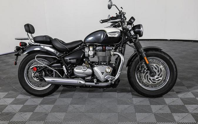 2018 Triumph Bonneville Speedmaster Fusion White and Phantom Black