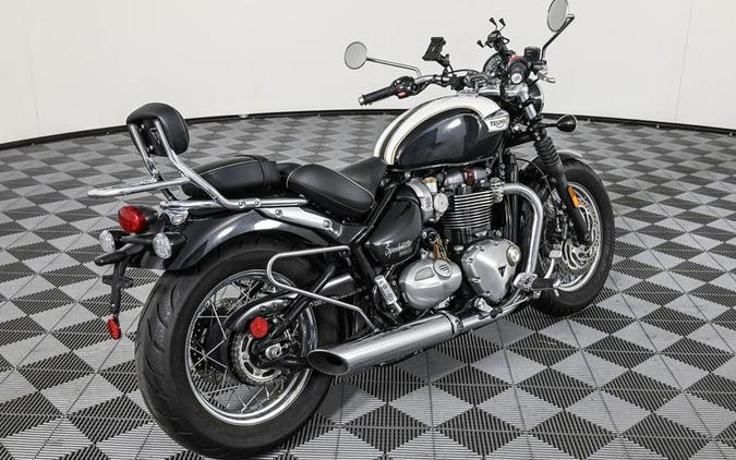 2018 Triumph Bonneville Speedmaster Fusion White and Phantom Black