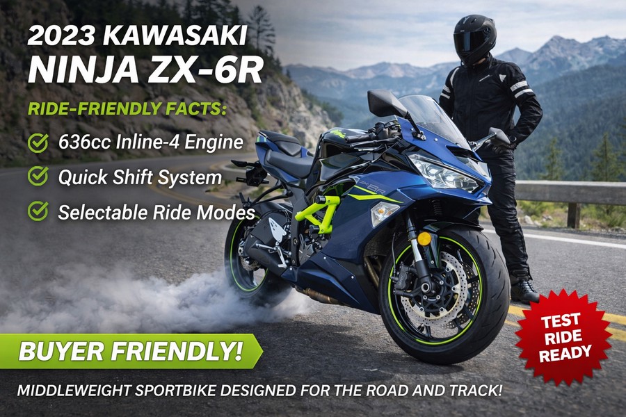 2023 KAWASAKI NINJA ZX6R - F017493