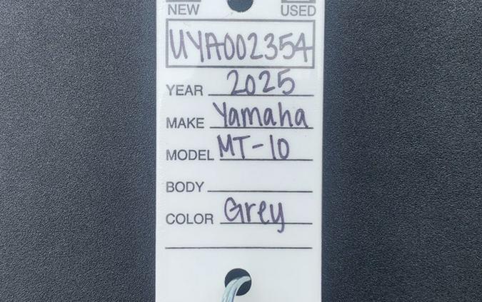 2025 Yamaha MT 10