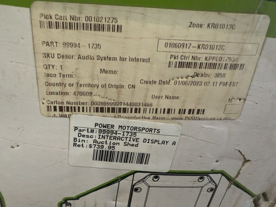 2024 Kawasaki Audio System for TERYX KRX® 1000 for Kawasaki Interactive Display