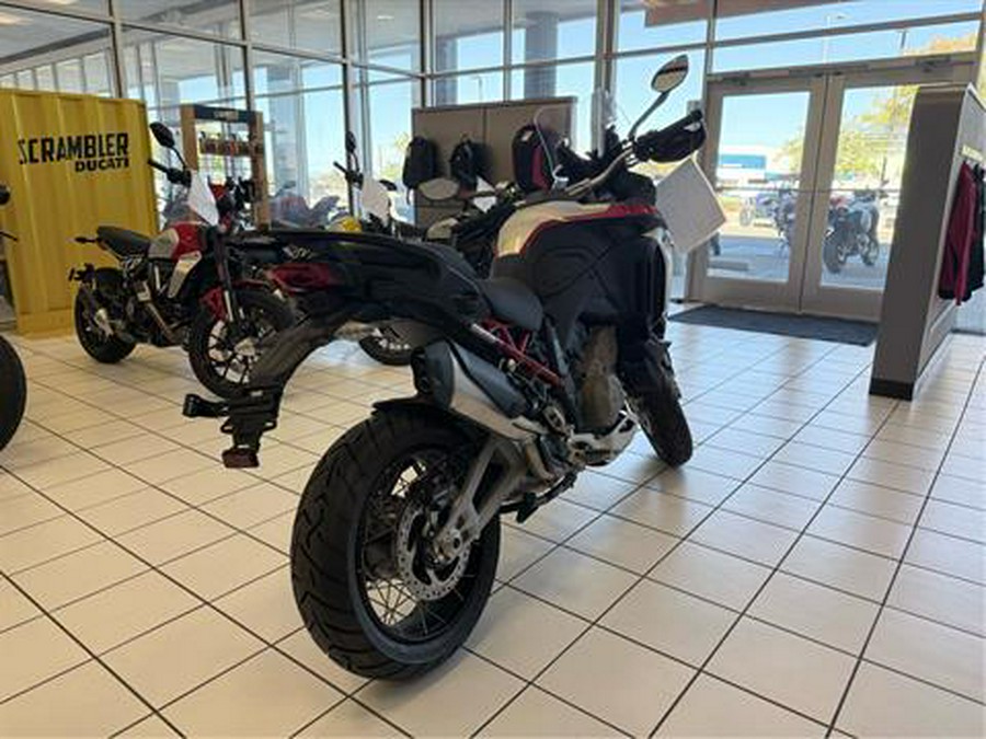 2025 Ducati Multistrada V4 Rally Adventure Travel & Radar