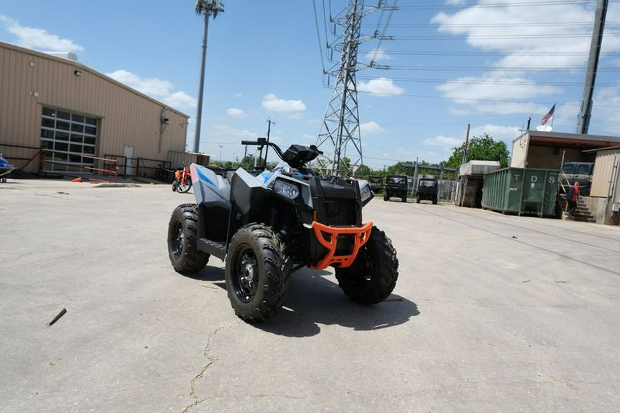 New 2024 POLARIS SCRAMBLER 850 STORM GRAY AND RADAR BLUE