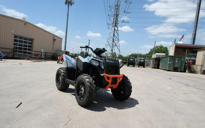 New 2024 POLARIS SCRAMBLER 850 STORM GRAY AND RADAR BLUE