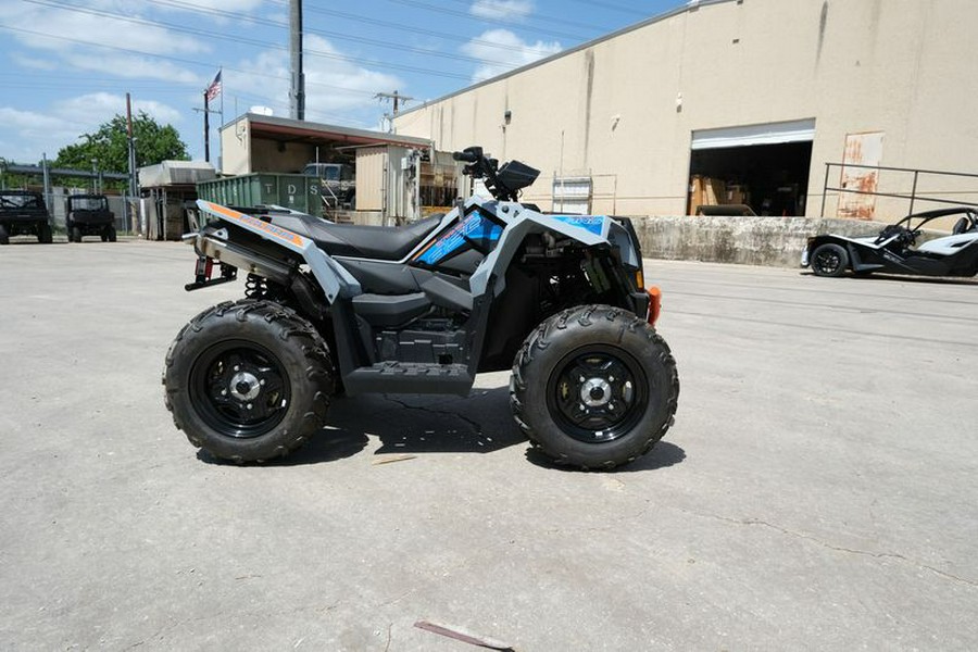 New 2024 POLARIS SCRAMBLER 850 STORM GRAY AND RADAR BLUE