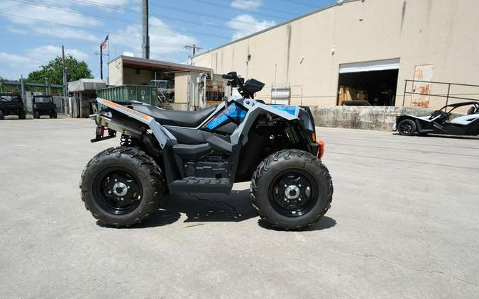 New 2024 POLARIS SCRAMBLER 850 STORM GRAY AND RADAR BLUE